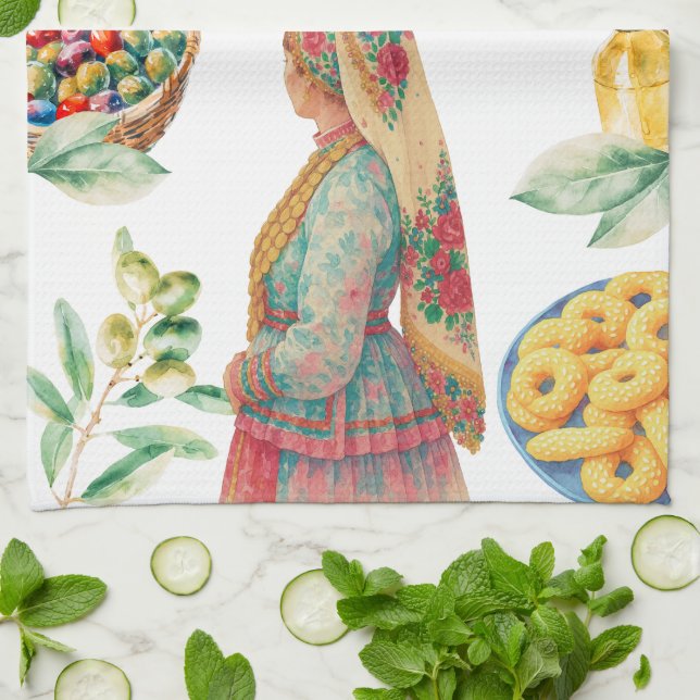 Linge De Cuisine Tablier de cuisine Karpathia (Plié)