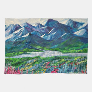Linge De Cuisine Tablier de cuisine Montagnes d'Alaska