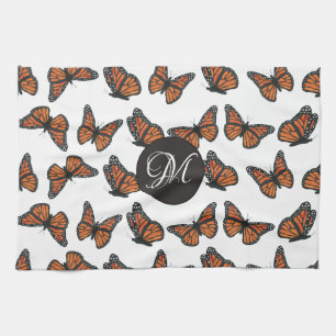 Linge De Cuisine Tablier de cuisine Papillons monarques 40 cm x 60