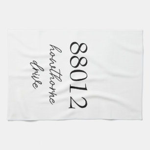 Linge De Cuisine Tablier de cuisine personnalisé avec adresse Ferme