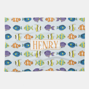 Linge De Cuisine Tablier de cuisine Poisson Tropical 40,6 cm x 60,9