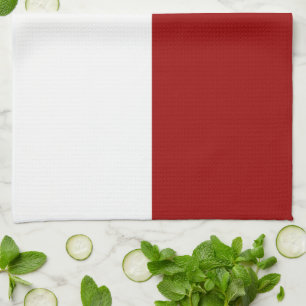 Linge De Cuisine Tablier de cuisine Rectangles Rouges et Blancs