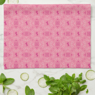Linge De Cuisine Tablier de cuisine rose sombre Cowgirl de l'Ouest