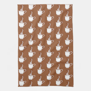 Linge De Cuisine Tablier de cuisine tasses de café rétro