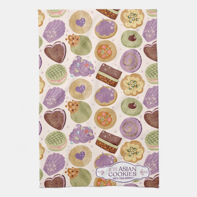 Linge De Cuisine Tablier de thé 108 biscuits asiatiques (Vertical)