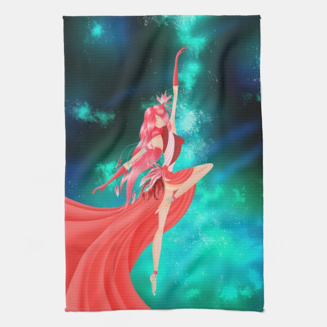Linge De Cuisine Tablier de thé Danseuse étoilée (Vertical)