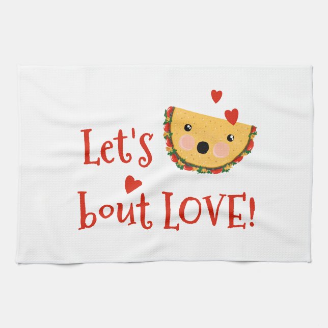 Linge De Cuisine Taco Bout Love (Horizontal)