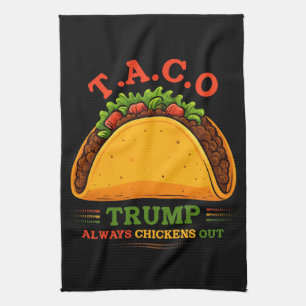 Linge De Cuisine Taco Trump chasse toujours les poulets amusants
