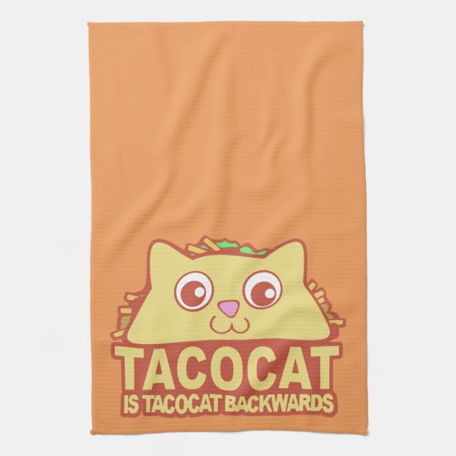Linge De Cuisine Tacocat à l'envers II (Vertical)