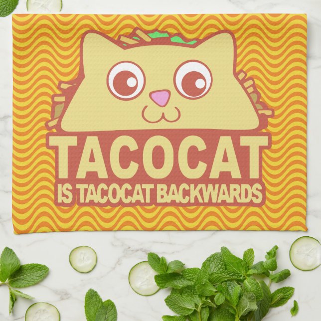 Linge De Cuisine Tacocat II Epica Kitchen Towel (Plié)