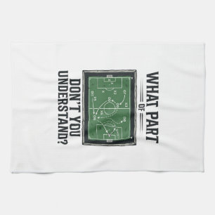 Linge De Cuisine Tactiques de football drôles Conception de chemise
