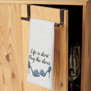 Linge De Cuisine Talons hauts et citation sur Terrazzo