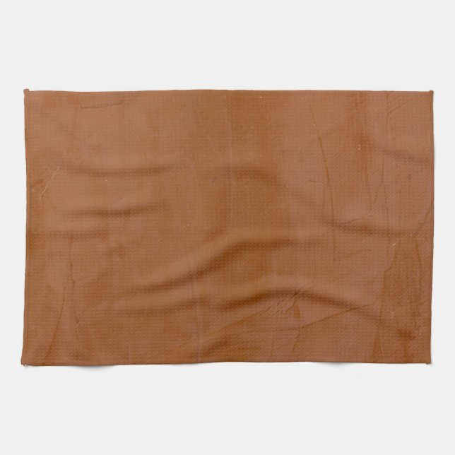 Linge De Cuisine Tangerine Uni (Horizontal)