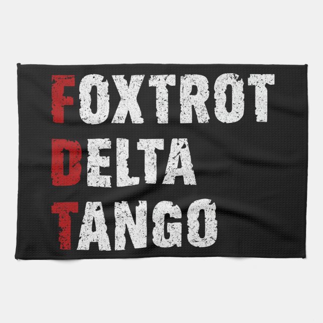 Linge De Cuisine Tango Delta du Foxtrot (Horizontal)