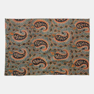 Linge De Cuisine Tapis Oriental Persan Paisley