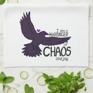 Linge De Cuisine Tapisserie Crow Chaos