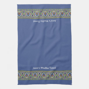 Linge De Cuisine Tapisserie turque florale personnalisée pour Wudhu