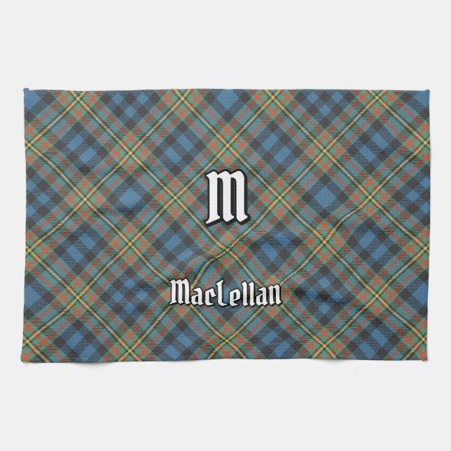 Linge De Cuisine Tartan ancien du clan MacLellan (Horizontal)