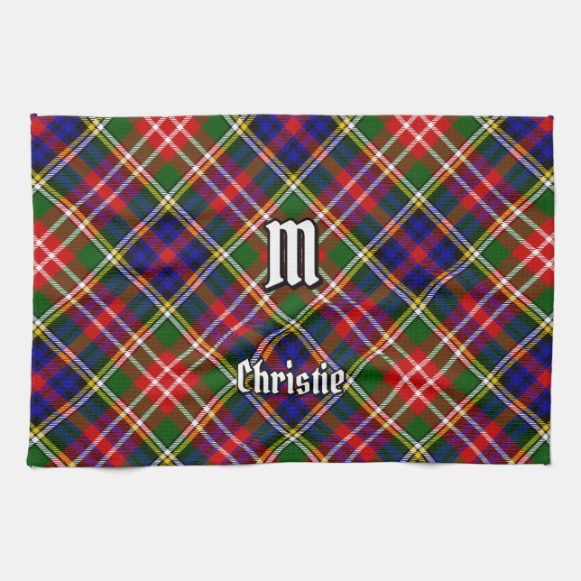 Linge De Cuisine Tartan du clan Christie (Horizontal)