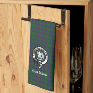 Linge De Cuisine Tartan du clan écossais Agnew Crest