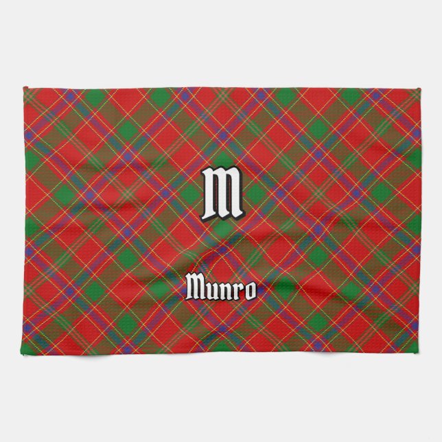 Linge De Cuisine Tartan du clan Munro (Horizontal)