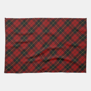 Linge De Cuisine Tartan Écossais Clan Wallace Motif à carreaux
