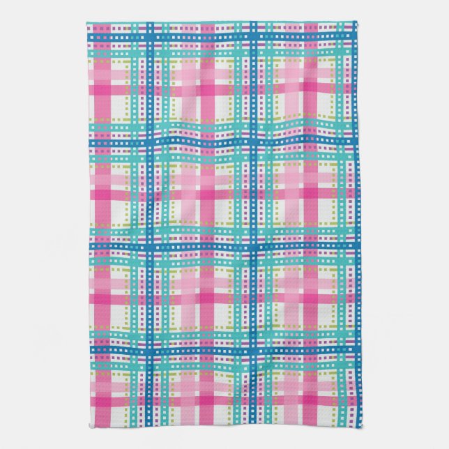Linge De Cuisine Tartan, motif plaid (Vertical)
