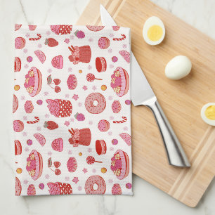 Linge De Cuisine Tartes roses & sucreries