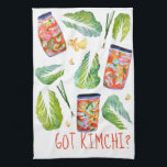 Linge De Cuisine T'AS Kimchi ? Ingrédients épicés Aquarelle amusant<br><div class="desc">Décorez votre cuisine avec cette serviette de plat kimchi amusante. Faites un grand cadeau de vacances,  de chauffage ou de mariage! Vous pouvez le customiser et ajouter du texte. Consultez ma boutique pour plus de couleurs et de motifs !</div>