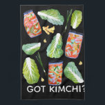 Linge De Cuisine T'AS Kimchi ? Ingrédients épicés Aquarelle amusant<br><div class="desc">Décorez votre cuisine avec cette serviette de plat kimchi amusante. Faites un grand cadeau de vacances,  de chauffage ou de mariage! Vous pouvez le customiser et ajouter du texte. Consultez ma boutique pour plus de couleurs et de motifs !</div>