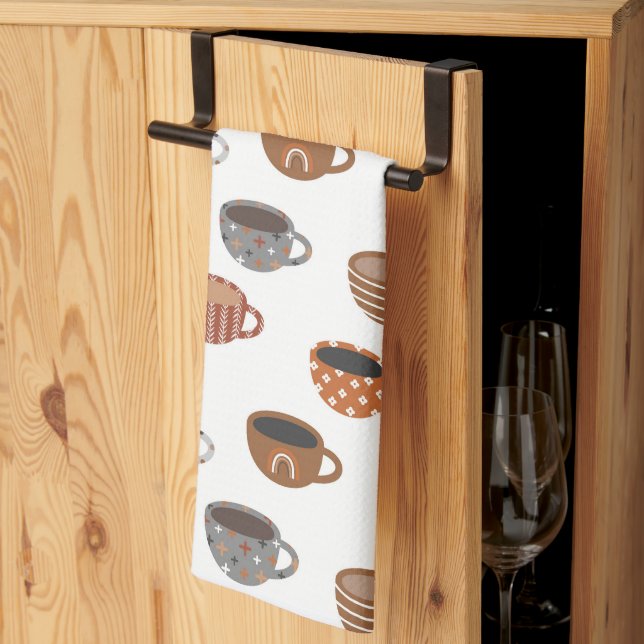 Linge De Cuisine Tasses à café   (Pliage en tiers)