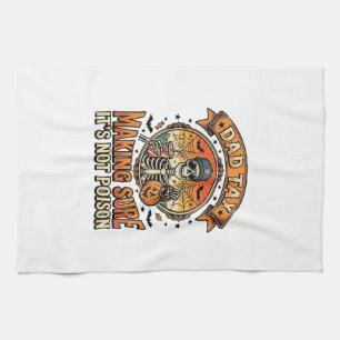 Linge De Cuisine Taxe Papa Drôle Halloween Squelette Bonbons_1