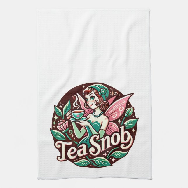 Linge De Cuisine Tea Snob Fairy (Vertical)