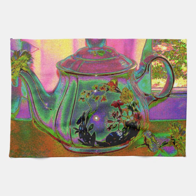 Linge De Cuisine Tea Time Towel de Susie Cassens (c) (Horizontal)