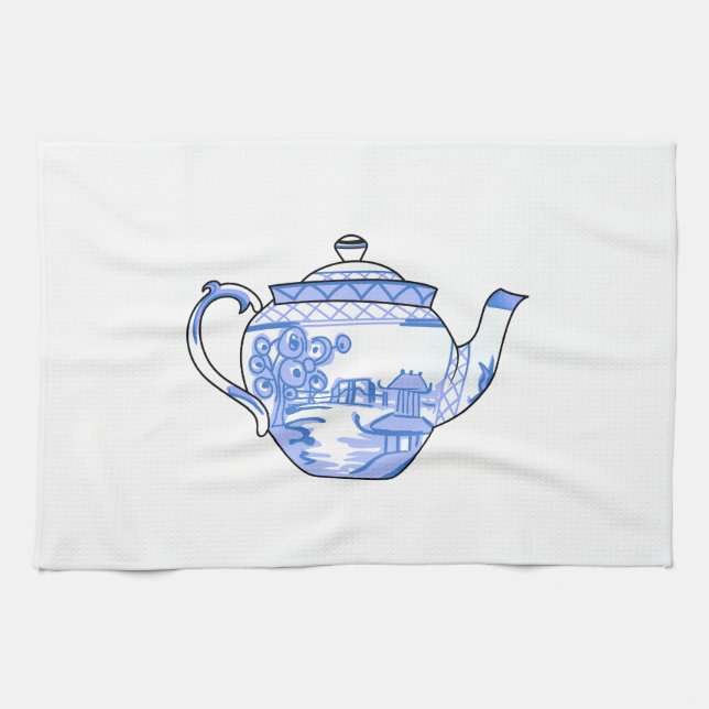 LINGE DE CUISINE TEAPOT JAPONAIS (Horizontal)
