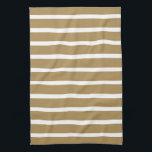 Linge De Cuisine Teck rayures neutres<br><div class="desc">Motifs à bandes horizontales dans une palette de couleurs chaudes et neutres.</div>