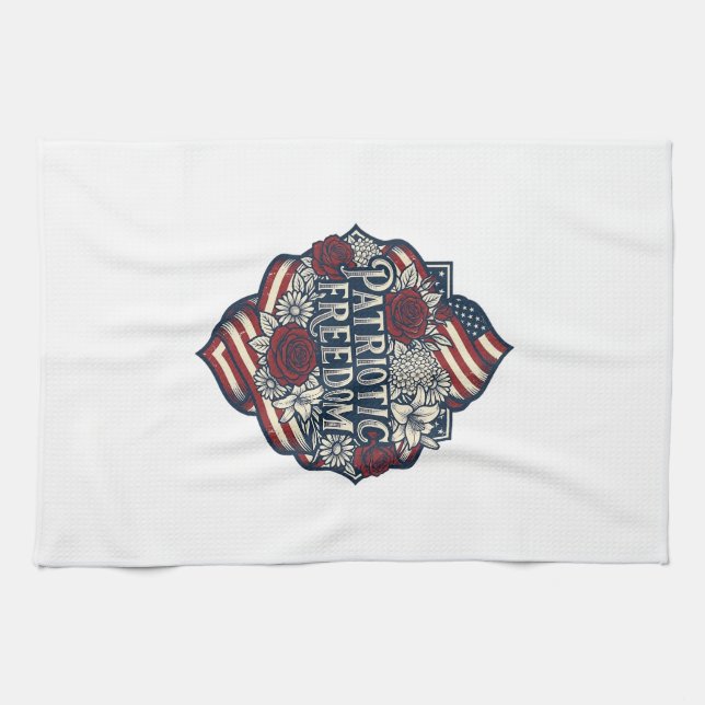 Linge De Cuisine Tee-shirt graphique vectoriel de jardin de campagn (Horizontal)
