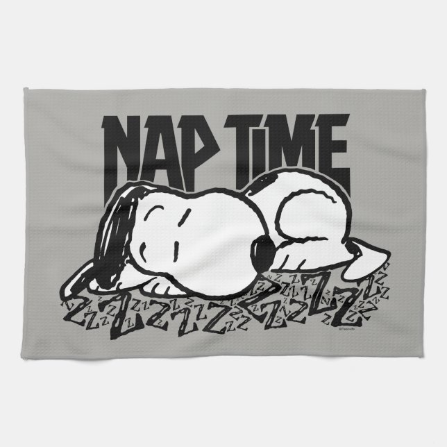 Linge De Cuisine Tee - shirt | Snoopy Nap Time (Horizontal)