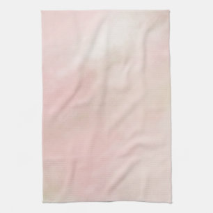 Linge De Cuisine Teinture d'aquarelle rose rose pâle