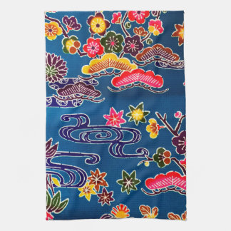 Linge De Cuisine Teinture d'okinawaïen japonaise (Bingata)