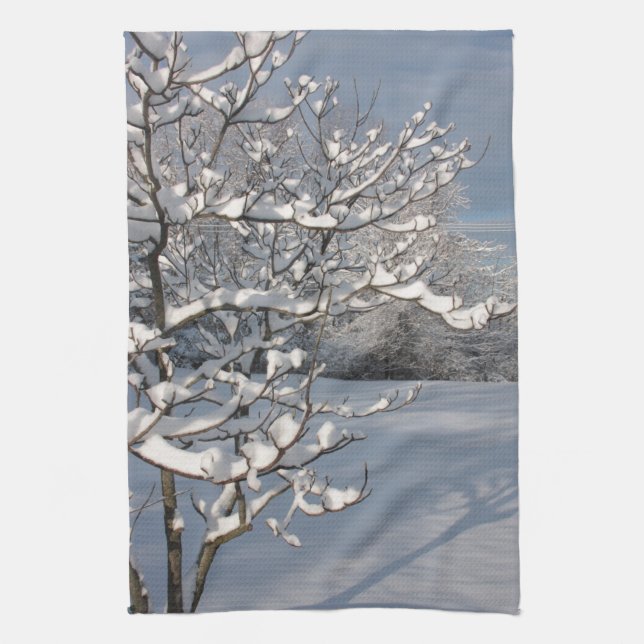 Linge De Cuisine Tempête d'hiver (Vertical)
