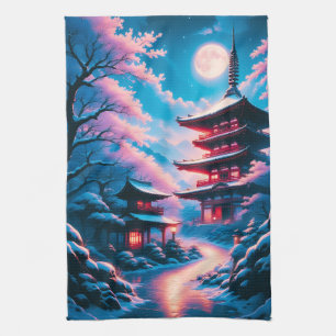 Linge De Cuisine Temple de la Neige et des Fleurs (Yukizakura no Te