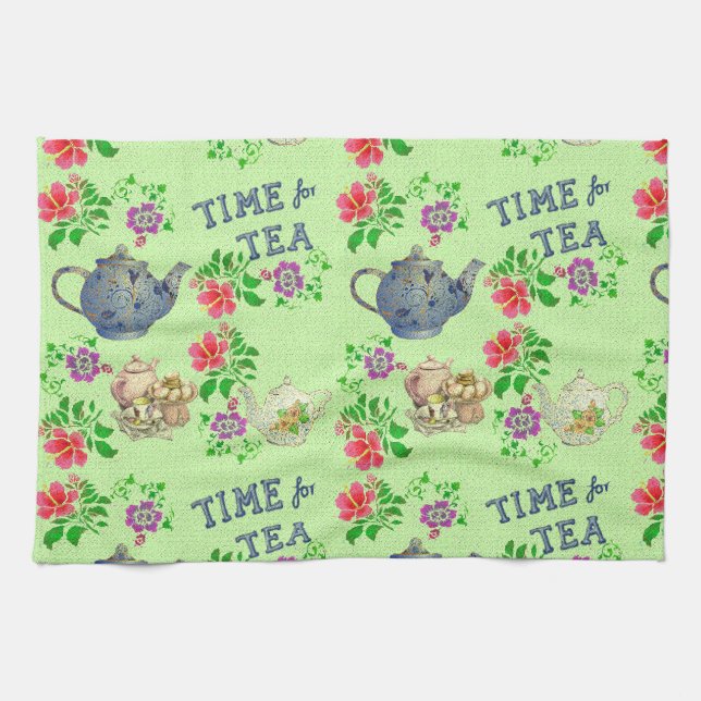 Linge De Cuisine TEMPS pour TEA (Horizontal)
