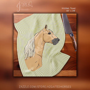 Linge De Cuisine Tennessee Walking Horse Gainted Palomino Stried