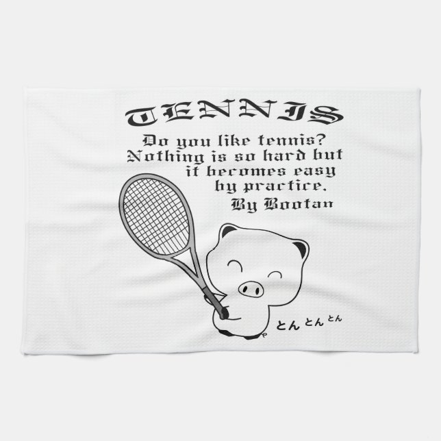 Linge De Cuisine Tennis (Horizontal)