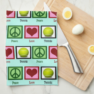 Linge De Cuisine Tennis d'amour de paix