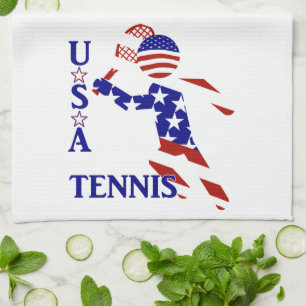 Linge De Cuisine Tennis masculin USA patriotique