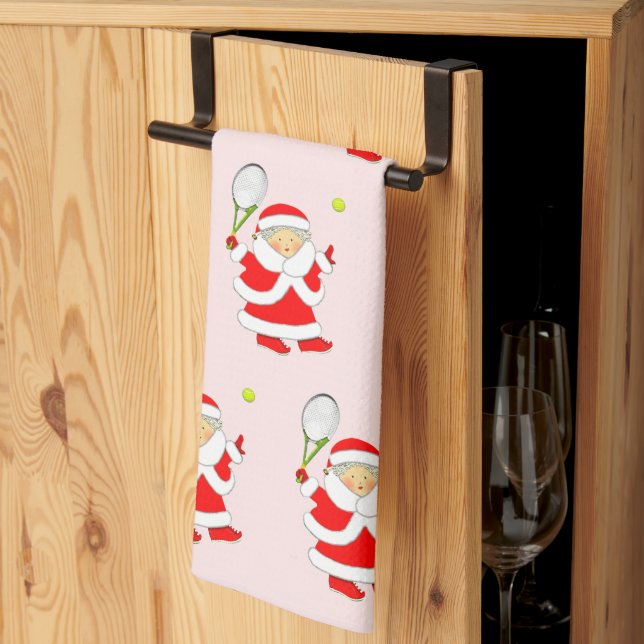 Linge De Cuisine Tennis Noël (Pliage en tiers)