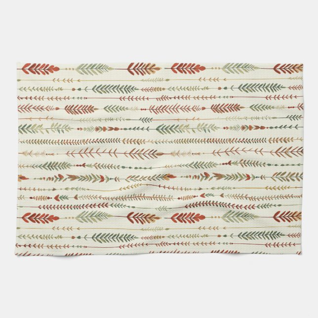 Linge De Cuisine Terra Cotta Boho Sud-Ouest (Horizontal)