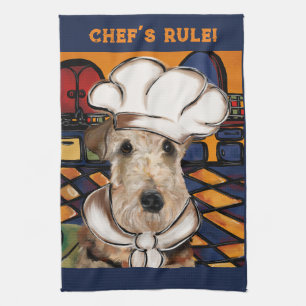 LINGE DE CUISINE TERRIER AIREDALE